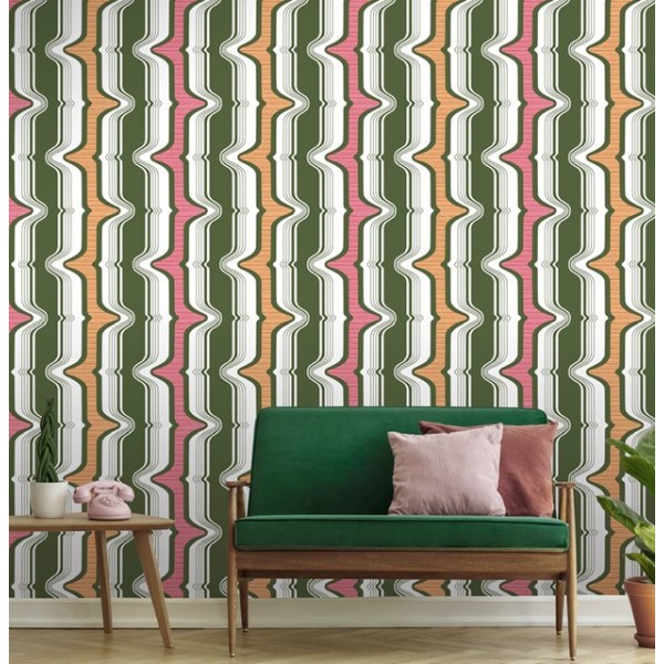 Designer Wallpaper - Marzipan - Multi 